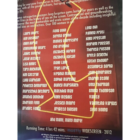 Celebrity Nude Revue Easy 80's Volume 2 DVD 2012 Citrus Cinema Sealed 100 Stars - Picture 4 of 4